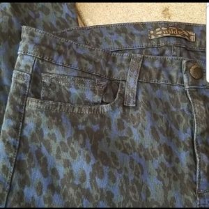 Joe's Animal print "Wild" series ankle